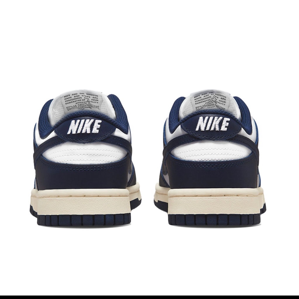 ของแท้-100-nike-dunk-low-mignight-navy-white-รองเท้าผ้าใบ-แฟชั่น-สะดวกสบาย