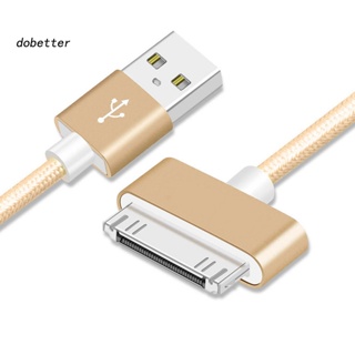 &lt;Dobetter&gt; Olaf สายชาร์จ สายซิงค์ข้อมูล USB 100 ซม. สําหรับ iPhone 4 4S iPad 1 2 3
