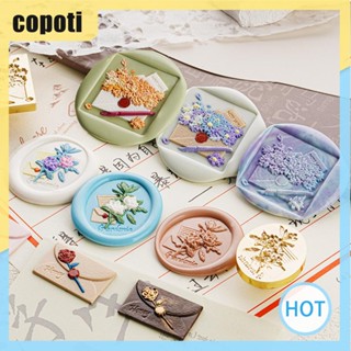 Copoti หัวแสตมป์ตราประทับ ลายตัวอักษร สําหรับงานแต่งงาน DIY