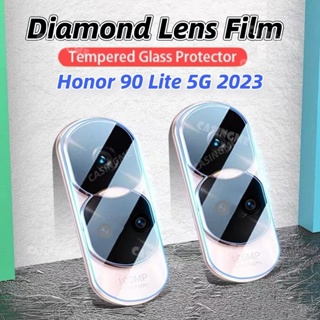 กระจกนิรภัยกันรอยเลนส์กล้อง 3D แบบใส สําหรับ Honor 90 Lite 5G 2023 Honor 90 Lite Honor90 90Lite Honor90Lite 90Honor Lite 5G 2023