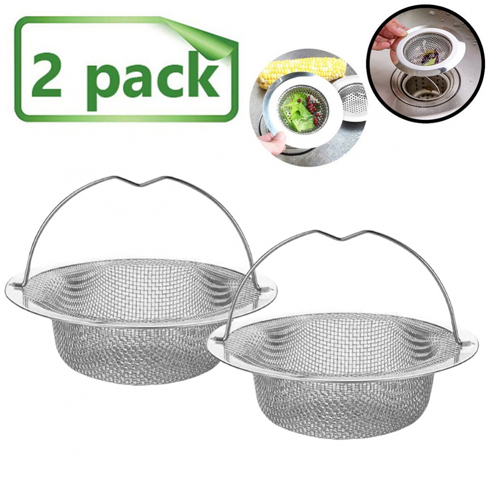 sink-strainer-drain-for-most-110mm-sink-drain-garbage-kitchen-stainless-steel