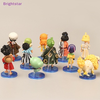 Brightstar ใหม่ ตุ๊กตาฟิกเกอร์อนิเมะ One Figure Luffy Sanji Boa Hancock Ace Roronoa ขนาดเล็ก ของเล่นสําหรับเด็ก 1 ชิ้น