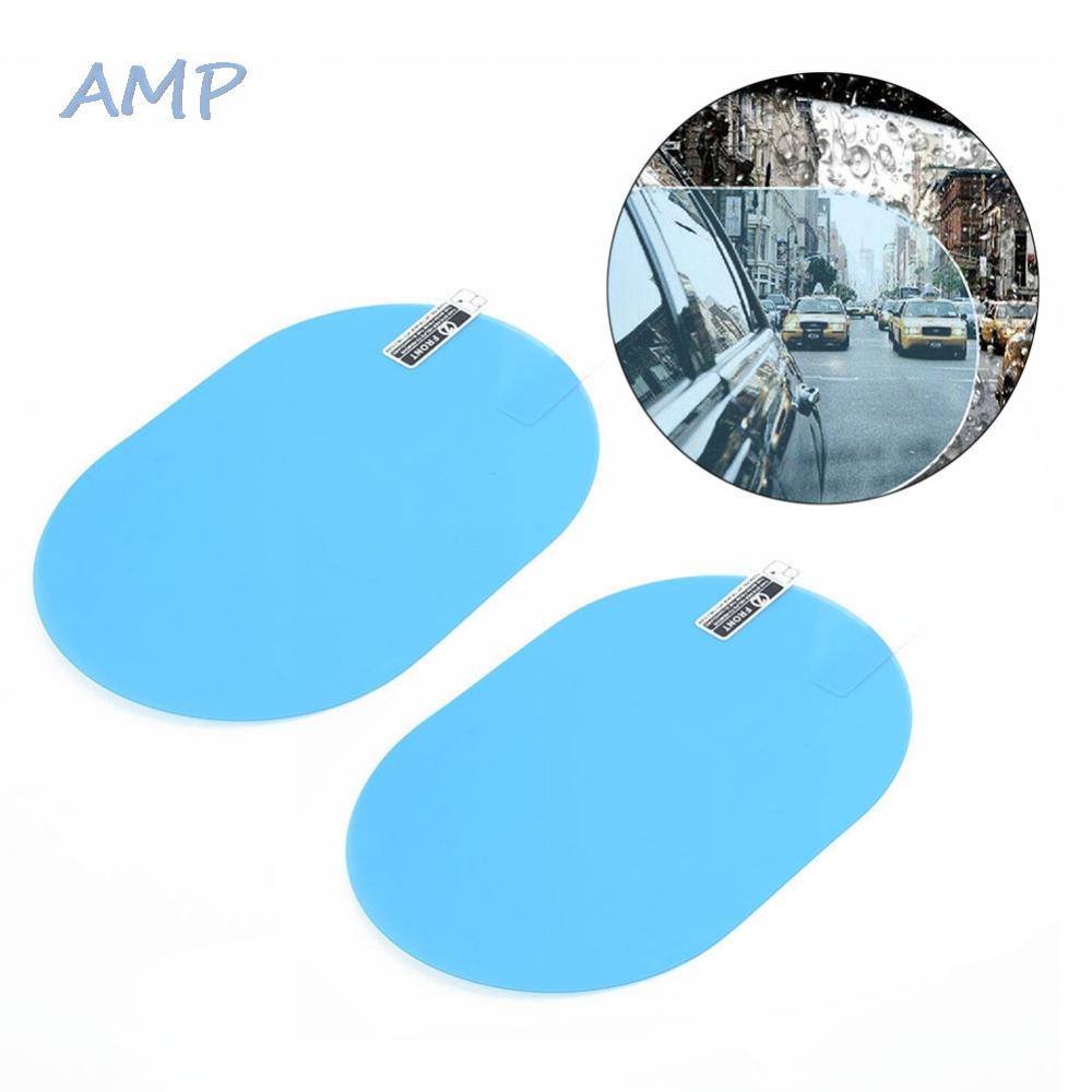 new-8-car-mist-film-2pcs-accessories-anti-water-mist-film-oval-rainproof-rearview-film