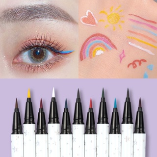 Feixi Color Eyeliner Influencer อายไลเนอร์ ขายดี กันน้ํา แห้งเร็ว ลิควิดอายไลเนอร์ มือใหม่ ผู้หญิง