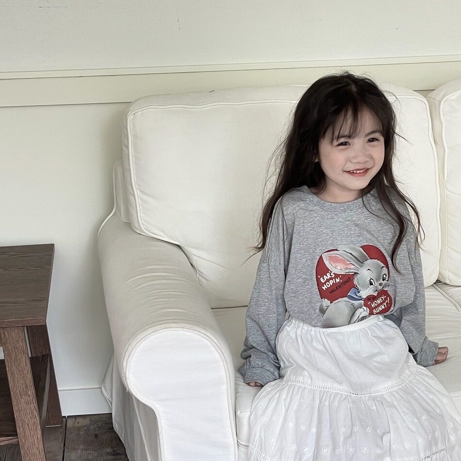 pretty-baby-พร้อมส่ง-เสื้อเเขนยาวเด็ก-ลายกระต่าย-สำหรับเด็กผู้หญิง-882