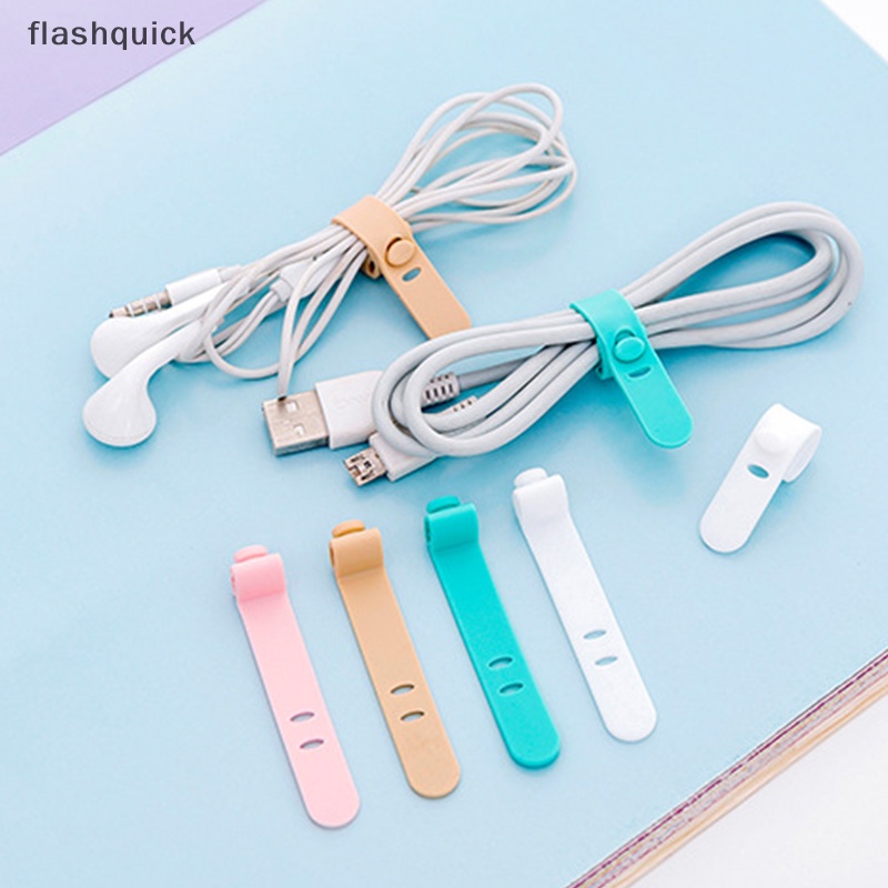 flashquick-4-ชิ้น-คลิปจัดเก็บสายหูฟัง-แบบสากล-ที่ม้วนเก็บสายหูฟัง-จัดระเบียบดี