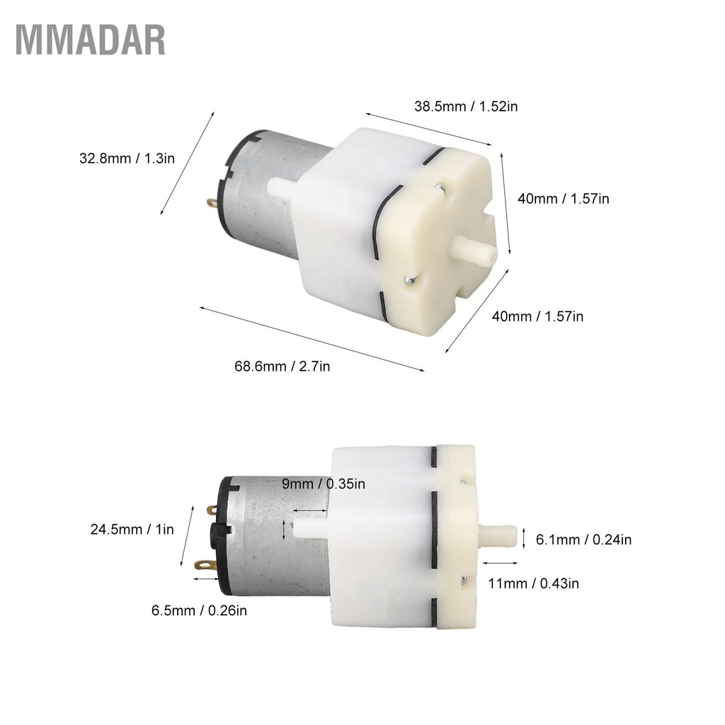 mmadar-ปั๊มลมพกพา-ปั๊มสุญญากาศ-micro-dc-เครื่องเพิ่มอากาศไฟฟ้าสำหรับเครื่องแพ็คของใช้ในบ้าน-7-2w