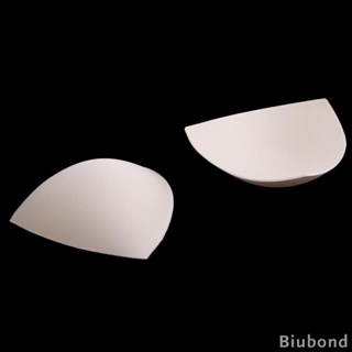 [Biubond] แผ่นเสริมบราชั้นใน ทรงสามเหลี่ยม สีนู้ด ถอดออกได้ สําหรับสตรี 3 คู่