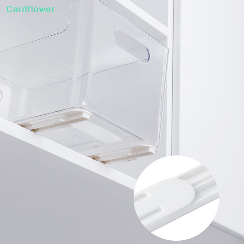 lt-cardflower-gt-รางเลื่อนลิ้นชัก-สีขาว-สําหรับห้องครัว-ห้องนอน-ตู้เสื้อผ้า-2-ชิ้น-ต่อชุด