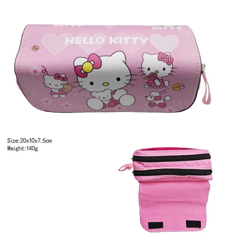 fash-sanrio-kuromi-mymelody-hellokitty-กล่องดินสอ-ลายการ์ตูนน่ารัก-ความจุขนาดใหญ่-สําหรับนักเรียน