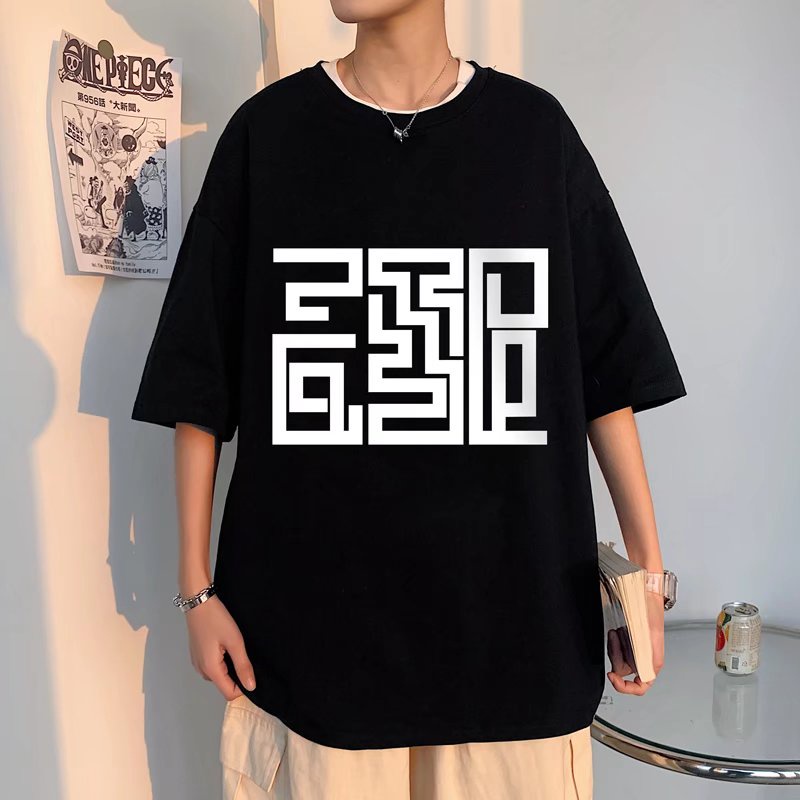 couple-wear-summer-trendy-design-sense-labyrinth-check-short-sleeved-t-shirt-men-women-street-hong-kong-style-round-03