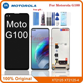 อะไหล่หน้าจอสัมผัส LCD 6.7 นิ้ว สําหรับ Motorola Moto G100 Moto G100 XT2125