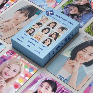 โปสการ์ดโลโม่ TWICE 2023 SEASONS GREETINGS SECRET LIFE BETWEEN 1&amp;2 จํานวน 55 ชิ้น ต่อกล่อง