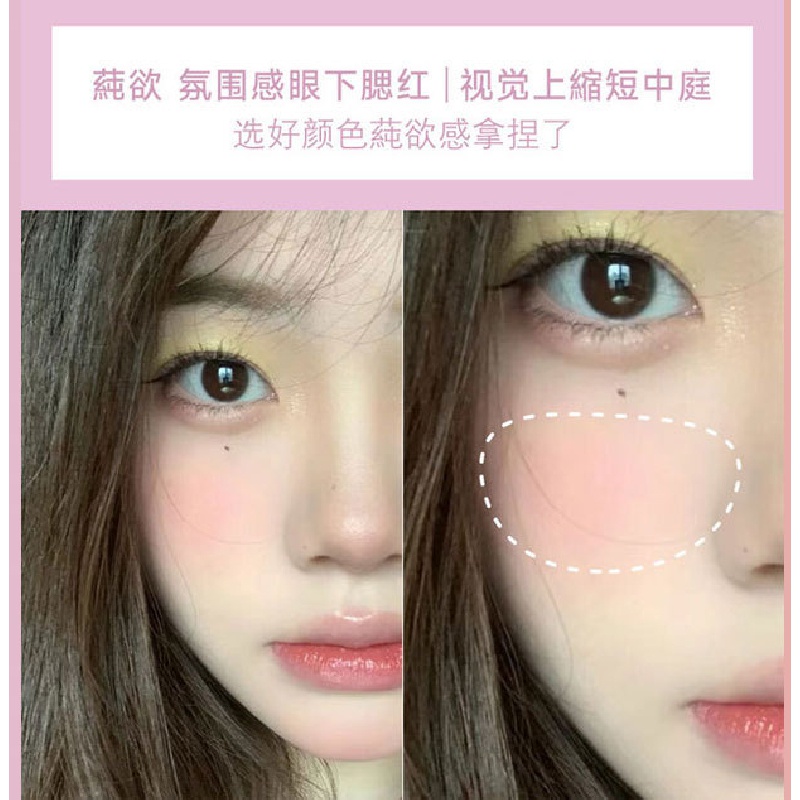 leeinto-บลัชออนแต่งหน้า-เนื้อแมตต์-ไล่โทนสีนู้ดธรรมชาติ-สีฟ้า-สีม่วง