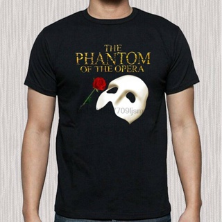 【Hot】ใหม่ เสื้อยืดผ้าฝ้าย พิมพ์ลายโลโก้ Phantom Of The Opera Musical ของขวัญวันหยุด สําหรับผู้ชาย 2022