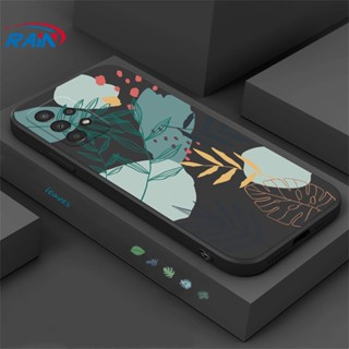 เคสโทรศัพท์มือถือ ซิลิโคนนุ่ม ลายการ์ตูนพืชสีรุ้ง สําหรับ Samsung A14 A04E A04S A04 A13 A03 A03S A23 A22 A21S A12 A02S A11 A51 A10 A30 A50 A52 A20S A10S M12 J4 Plus j7