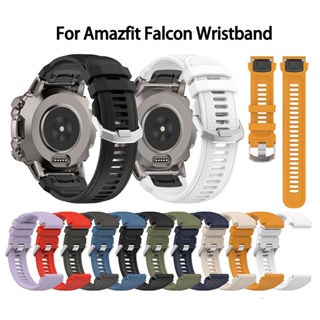 สายนาฬิกาข้อมือซิลิโคน แบบนิ่ม 22 มม. สําหรับ Amazfit Falcon Smart Watch Garmin Forerunner 965 955 945 935