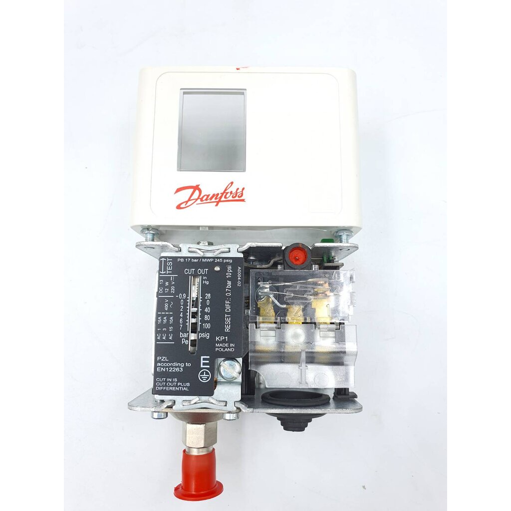 DANFOSS KP1 Low Pressure Control (เพรชเชอร์ คอนโทรล) Manual Reset 060
