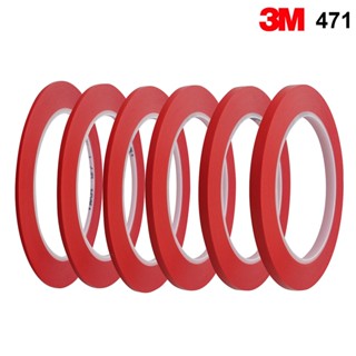 3m 471 เทปไวนิล สีแดง เทปกําบังเส้นละเอียด เทปกาวติดพื้น เทปสียานยนต์ สําหรับโค้ง