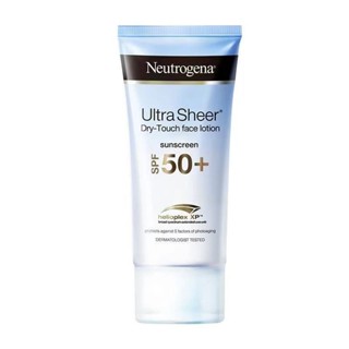 Neutrogena Ultra Sheer Dry-Touch ครีมกันแดด SPF50+++ ครีมกันแดดหน้า สูตรอ่อนโยน สดชื่น 30 มล. / 50 มล. ดูแลผิวหน้า