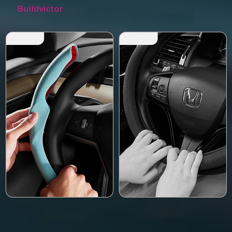 buildvictor-ปลอกหุ้มพวงมาลัยรถยนต์-หนังนิ่ม-กันลื่น-ระบายอากาศ-สําหรับ-tesla-model-3-model-y-model3