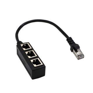 Splitter Ethernet RJ45 Cable Adapter 1 Male To 2/3 Female Port LAN Network Connector Wire Ethernet RJ45 Cable Adapter