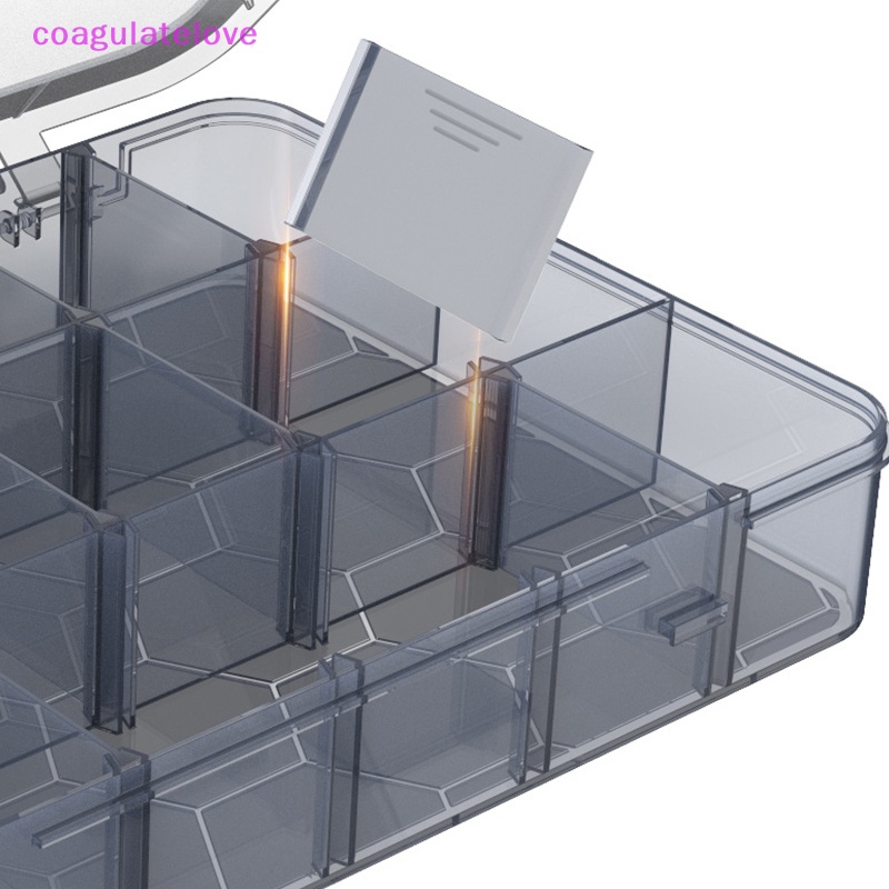 coagulatelove-กล่องพลาสติกใส-หลายช่อง-สําหรับใส่ชิ้นส่วนอิเล็กทรอนิกส์-ขายดี
