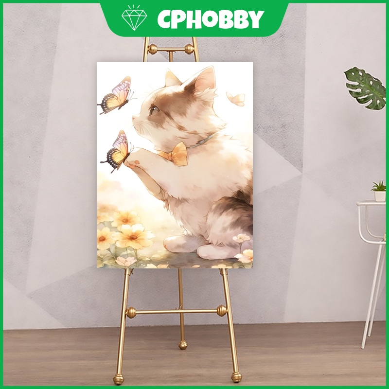 cp-ภาพจิตรกรรมปักครอสสติตช์-รูปแมวน่ารัก-5d-แฮนด์เมด-diy-สําหรับตกแต่งบ้าน