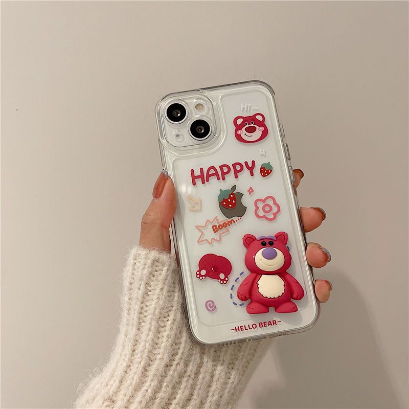 three-dimensional-bear-transparent-phone-case-for-iphone-14promax-14plus-simple-13-12pro