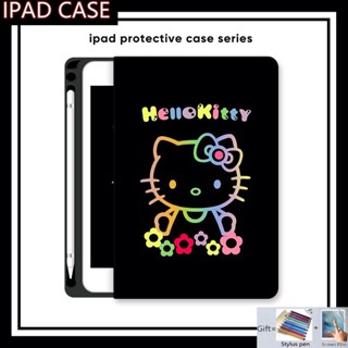 เคส Ipad Gen 5 6 7 8 9 10 Pro 11 10.5 9.7 10.9 10.2 เคส Ipad Air 1 2 3 4 5 เคส พร้อมช่องใส่ปากกา การ์ตูนน่ารัก กันกระแทก สามทบ Ipad 10th 9th 8th 7th 6th 5th เคสรุ่นที่ 4