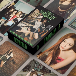 aespa Card โปสการ์ด MY WORLD LOMO Card 55 ชิ้น/กล่อง