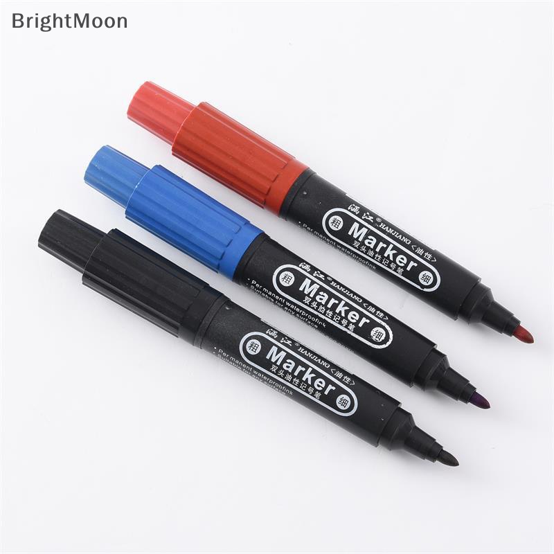 brightmoon-ปากกามาร์กเกอร์สองหัว-ขนาดใหญ่-กันน้ํา-หัวหนา-ไม่จางหาย-สําหรับสํานักงาน-โรงเรียน