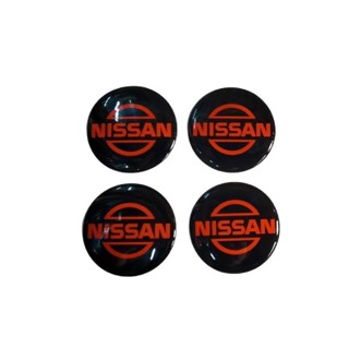 *แนะนำ* สติ๊กเกอร์ ฝาล้อ Nissan ขนาด 60 มิล เรซิ่นหล่องานยังสวย จำนวน 4 ชิ้น สติ๊กเกอร์ ฝาล้อ***