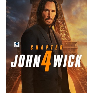 แผ่นบลูเรย์ หนังใหม่ John Wick 4 (2023) แรงกว่านรก 4 (เสียง Eng | ซับ ไทย) บลูเรย์หนัง