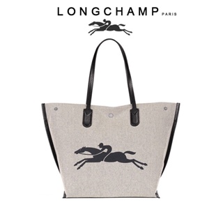 longchamp แท้ tote bag ผ้าใบ crossbody bag กระเป๋าช้อปปิ้ง กระเป๋าสะพาย