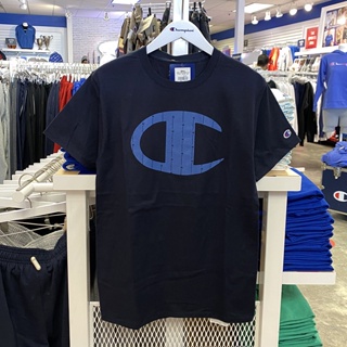 Champion เสื้อยืดลําลอง แขนสั้น คอกลม แฟชั่นใหม่ สําหรับผู้ชาย