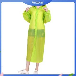 Arizony|  เสื้อกันฝน มีฮู้ด แบบพกพา ใช้ซ้ําได้ กันน้ํา เหมาะกับขี่จักรยานกลางแจ้ง สําหรับผู้ชาย และผู้หญิง