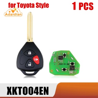รีโมตกุญแจรถยนต์ 3 ปุ่ม สําหรับ Xhorse XKTO04EN Toyota Style VVDI