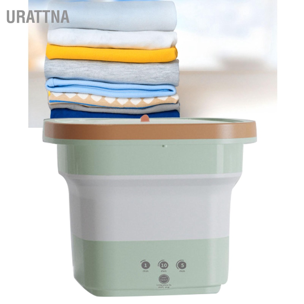urattna-เครื่องซักผ้าแบบพับได้-3-เกียร์ตั้งเวลา-4-5-ลิตร-ความจุขนาดใหญ่พร้อมถังระบายน้ำสำหรับการเดินทาง