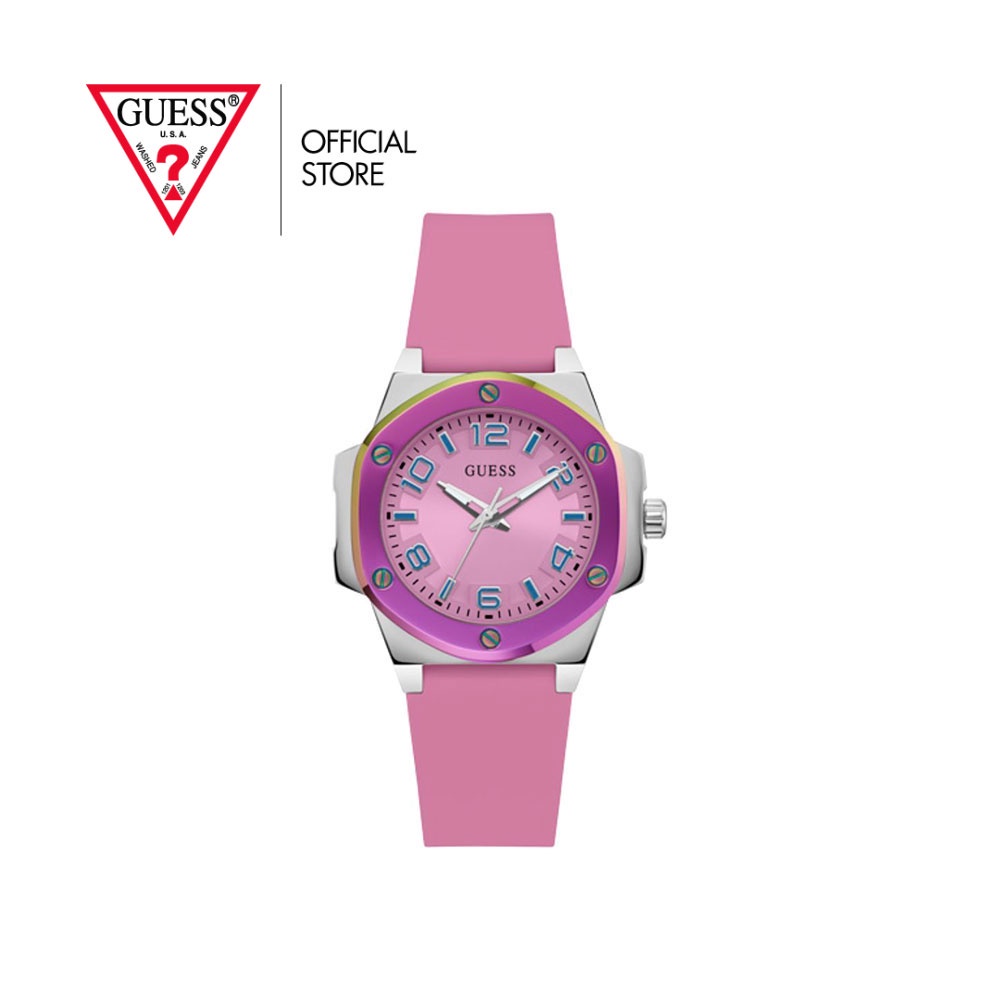 GUESS นาฬิกาข้อมือผู้หญิง รุ่น G HYPE GW0556L1 สีชมพู | Shopee Thailand