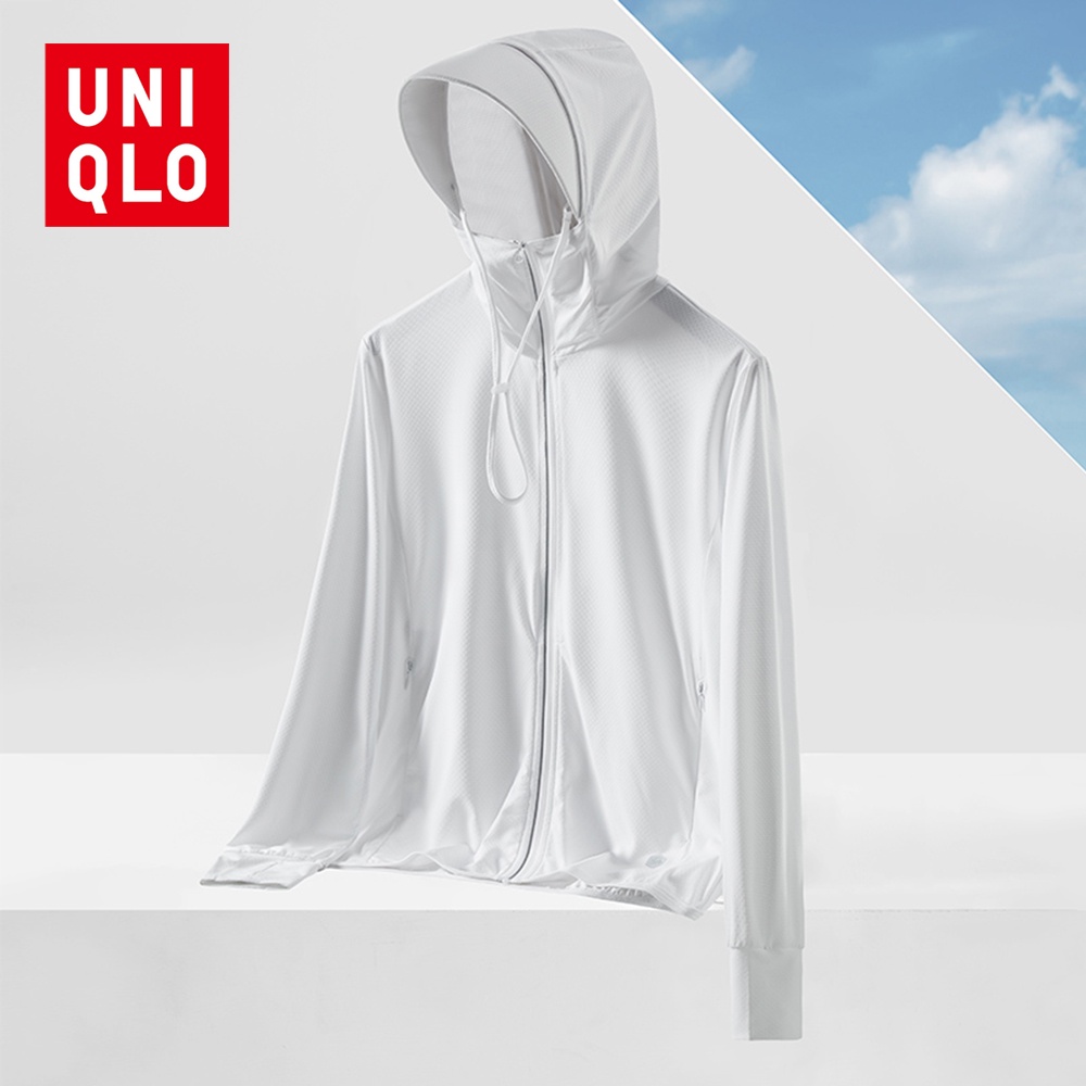 uniqlo-เสื้อแจ็กเก็ตกันแดด-ผ้าเรยอน-upf50-ป้องกันรังสียูวี-น้ําหนักเบา-เหมาะกับใส่ตกปลากลางแจ้ง-แฟชั่นฤดูร้อน-สําหรับผู้หญิง-m-4xl