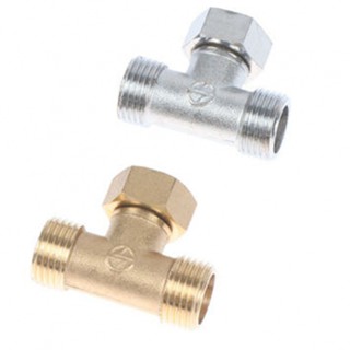 Toilet Diverter Valve Copper G1/2 T-Valve Water Pipe Bend Tube Connector Joint