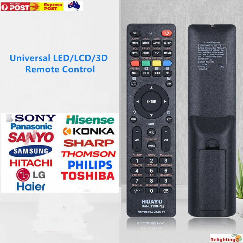 รีโมตคอนโทรลทีวี-lcd-led-สําหรับ-sony-samsung-panasonic-lg-sharp-sanyo-au