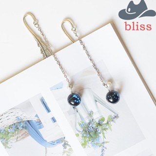 Bliss ที่คั่นหนังสือ โลหะ จี้ขนนก สร้างสรรค์ สําหรับนักเรียน ครู ของขวัญ