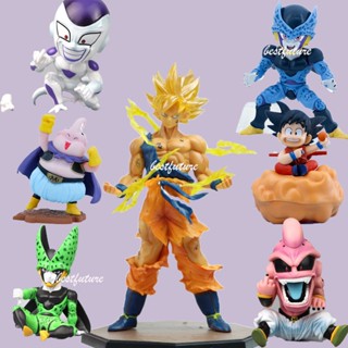 ของเล่นฟิกเกอร์ อนิเมะ Dragon Ball Goku Buu Cell Frieza Actio