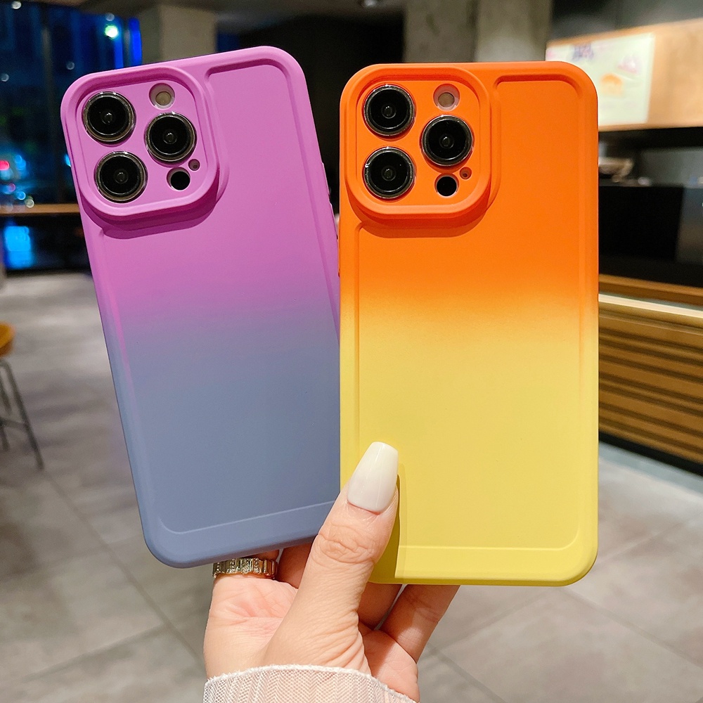 gradiend-เคสโทรศัพท์มือถือแบบนิ่ม-ผิวด้าน-สีรุ้ง-สําหรับ-samsung-a10s-a20s-a50-a50s-a30s-a30-a20-a10-m53-m33-m23-5g