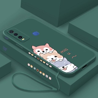 เคสโทรศัพท์มือถือซิลิโคน ลายการ์ตูนน่ารัก พร้อมสายคล้อง สําหรับ Xiaomi Poco M3 pro X3pro GT F3