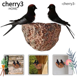 Cherry3 รังนกนางแอ่นจําลอง โฟมเทียม หลากสี สําหรับตกแต่งบ้าน ในร่ม กลางแจ้ง