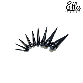 Ellastore123 ต่างหูอะคริลิค ทรงกรวย แบบเกลียว 1 ชิ้น