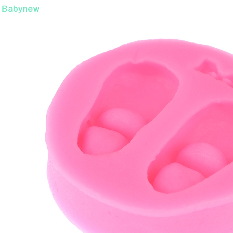 lt-babynew-gt-แม่พิมพ์ซิลิโคน-รูปรองเท้าเด็กน่ารัก-3d-สําหรับตกแต่งเค้กช็อคโกแลต-ฟองดองท์-1-ชิ้น